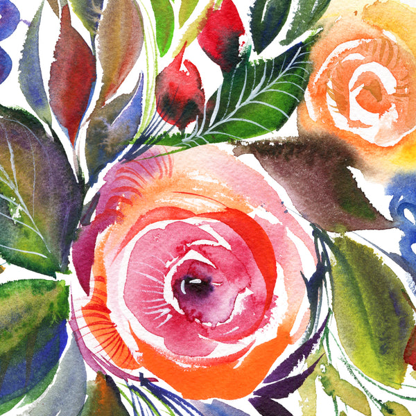 Giclee Fine Art Print - Berries & Roses – KristyRice.com
