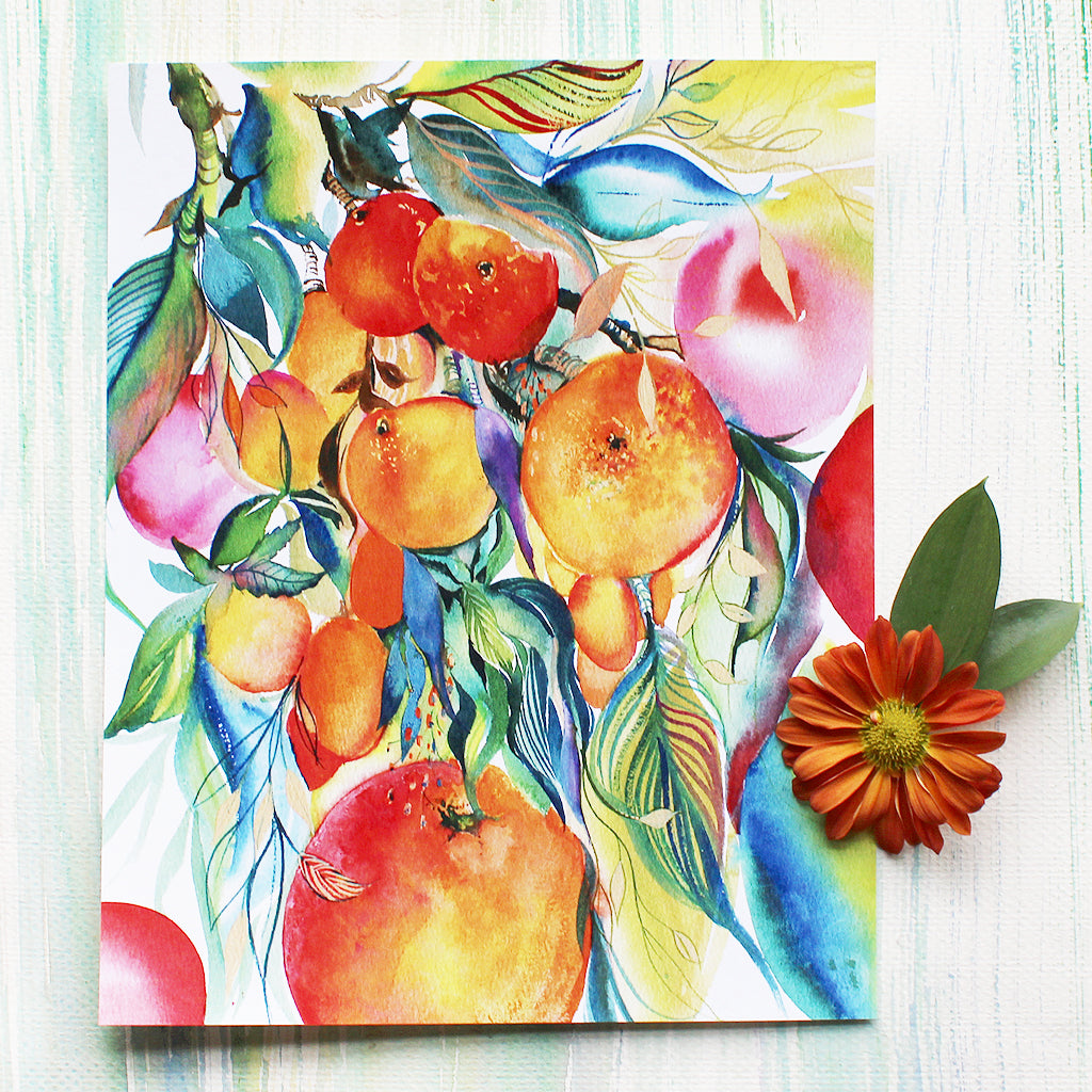 Giclee Fine Art Print - Clementines
