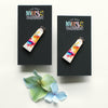 Rainbow Watercolor Paint Tube Enamel Pin by The Gray Muse