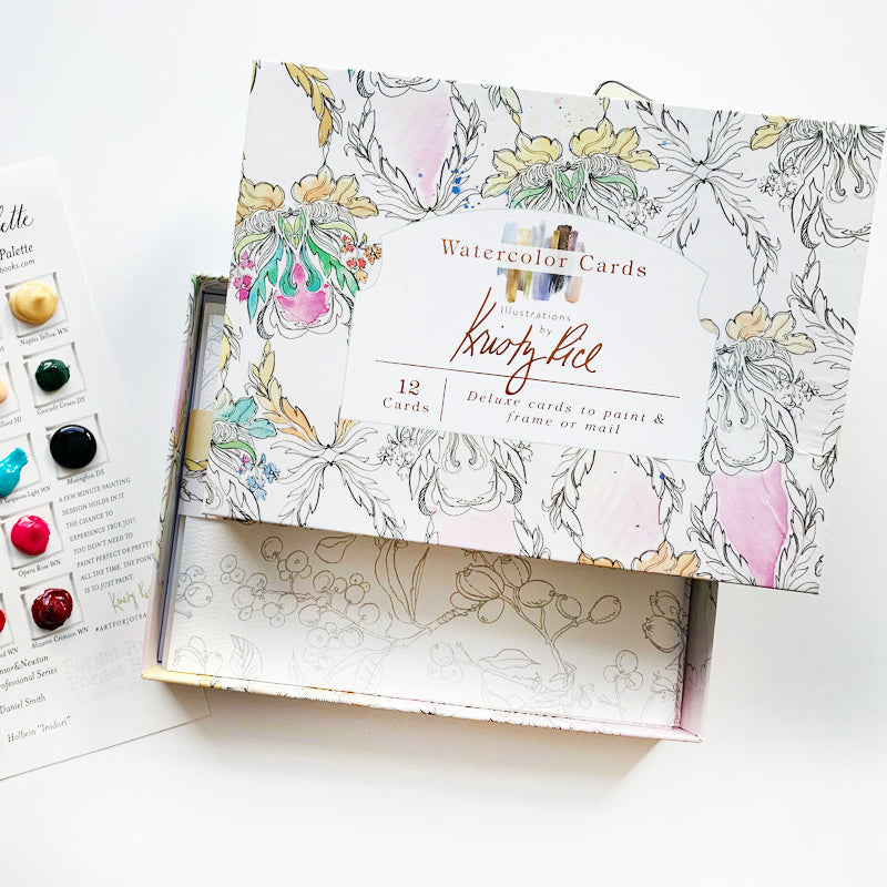 Watercolor Notecard Set - Favorites From Kristy's Books