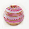 Ceramic Hand Painted Ornament - Pink Vintage Inspired 2