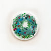 Ceramic Hand Painted Ornament - Wreath