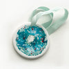 Ceramic Hand Painted Ornament - Wreath 2