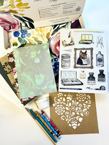 De-Stress in Watercolorland Project Box