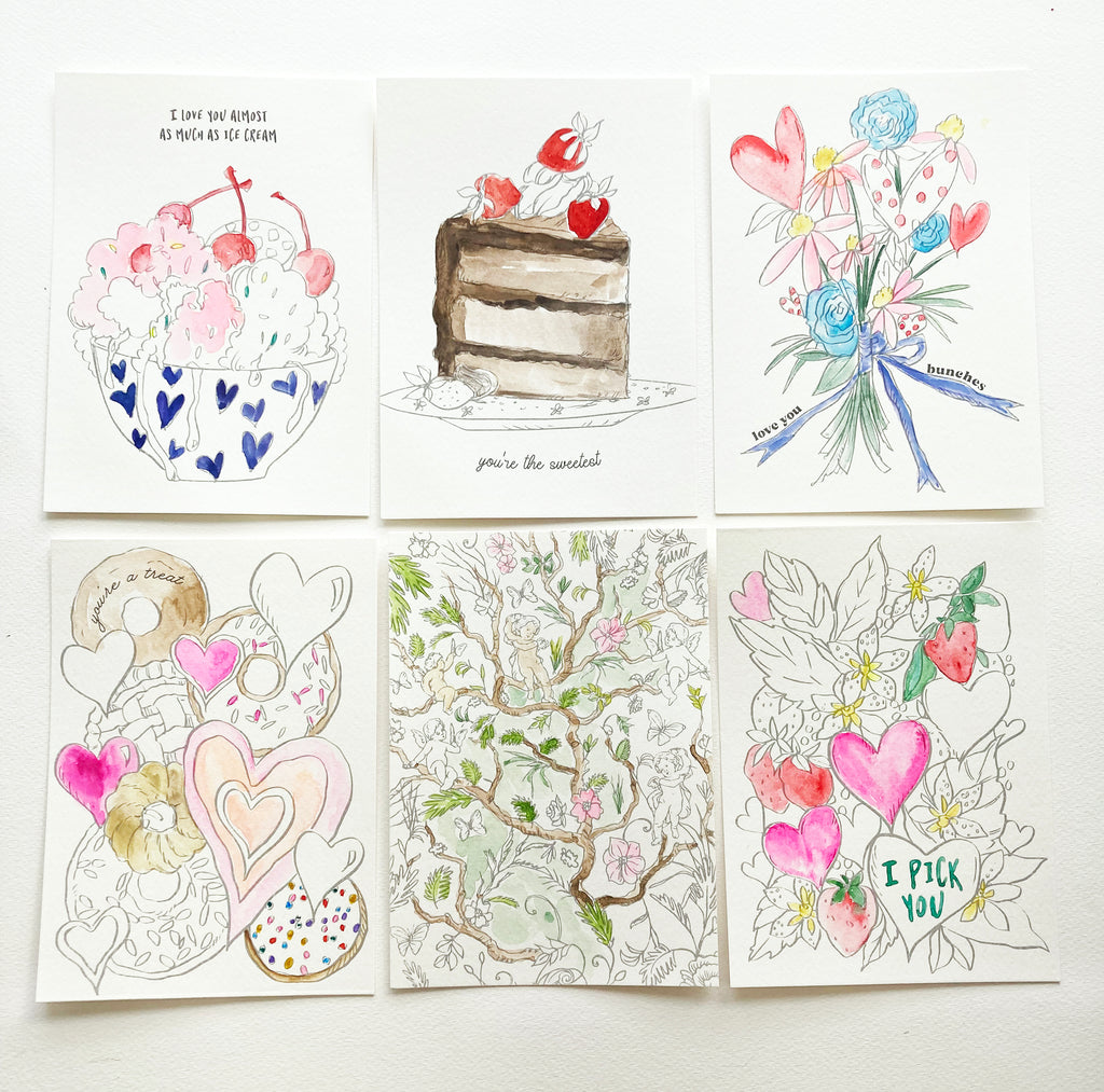 Paint Your Own Valentines