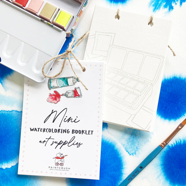 Mini Watercoloring Book - Art Supplies