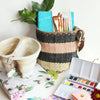 Medium Natural Organizer Basket by Santa Barbara Design Studio