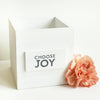 Choose Joy Cube Organizer by Santa Barbara Design Studio