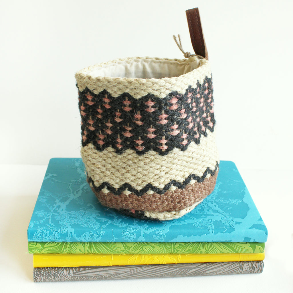 Small Natural Organizer Basket by Santa Barbara Design Studio