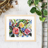 Giclee Fine Art Print - Berries & Roses