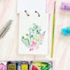 Set of 4 Mini Watercoloring Books - Florals, Animals, Botanical, & Houseplants