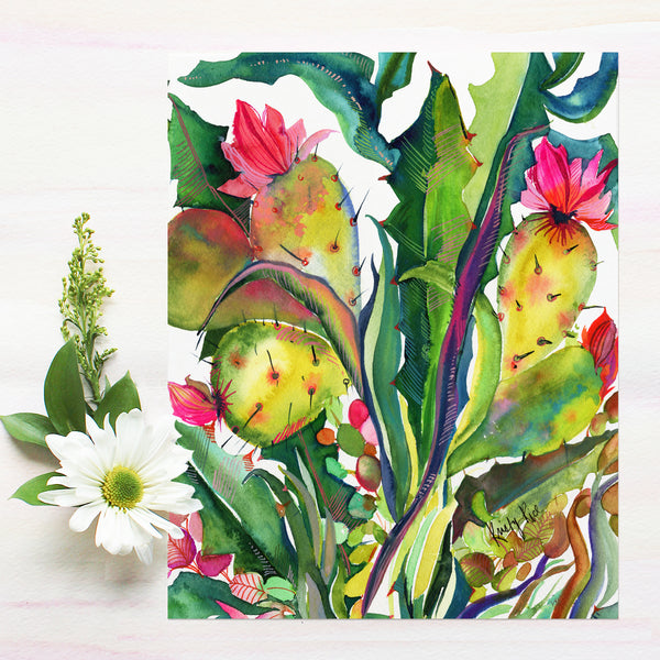 Fine Art Giclee Print - Cactus