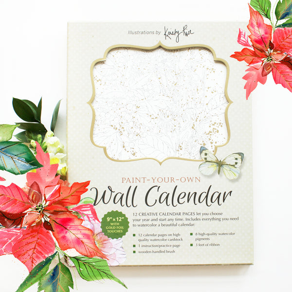 Paint-Your-Own Wall Calendar