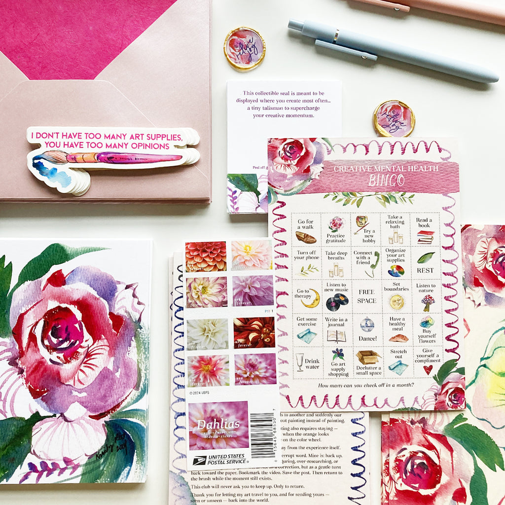 Postcards in Watercolorland - February Mailing