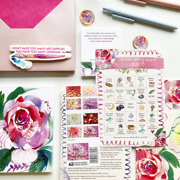 Postcards in Watercolorland - February Mailing