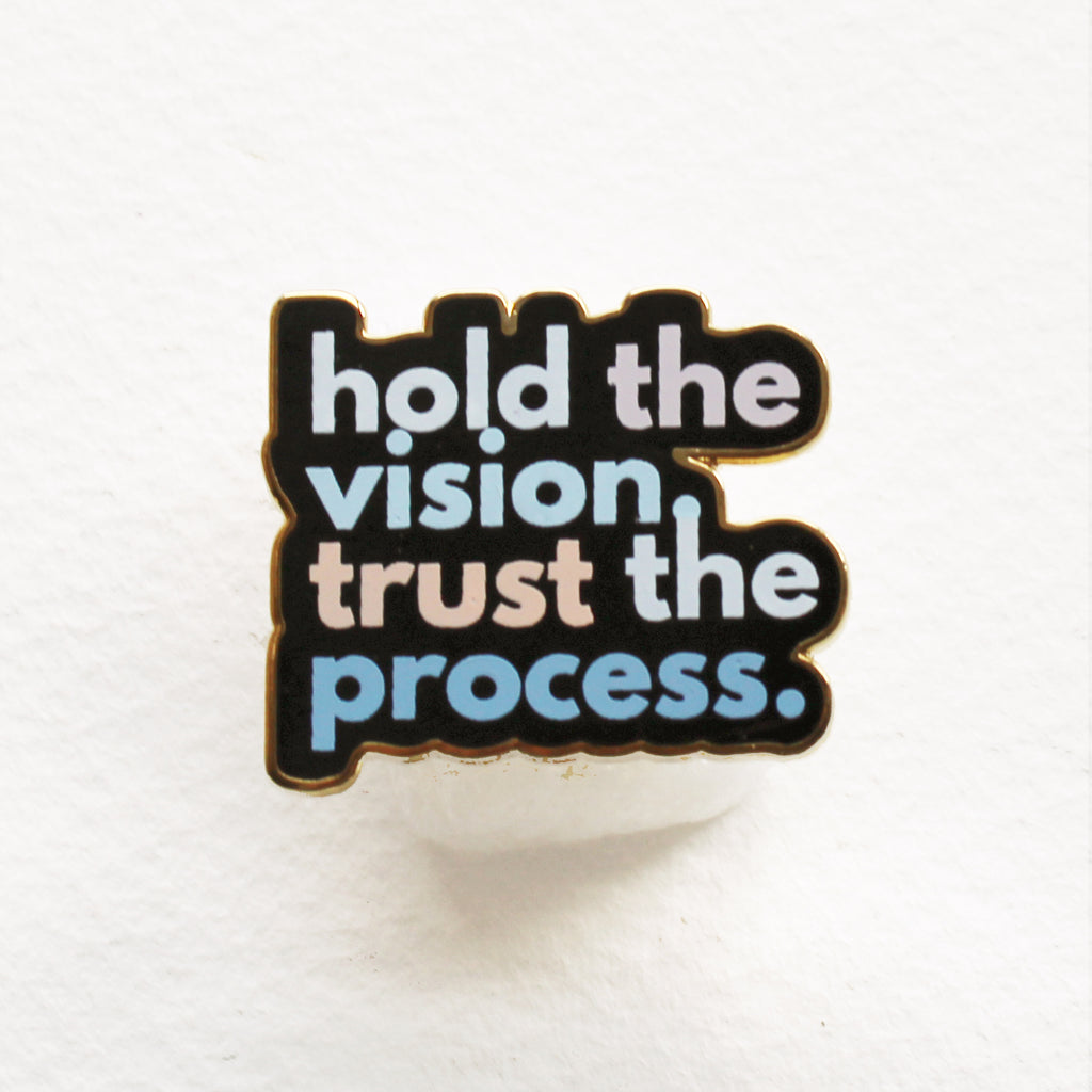 Hold the Vision Enamel Pin by The Gray Muse – KristyRice.com