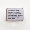 Incoming Text Message Enamel Pin by The Gray Muse
