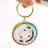 Color Wheel Keychain by The Gray Muse