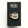 Not Paint Water Cup Enamel Pin by The Gray Muse