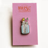 Paint Brushes Enamel Pin by The Gray Muse