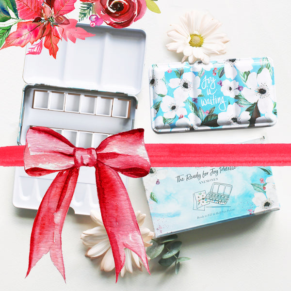 The Ready For Joy Empty Watercolor Palette - Anemones