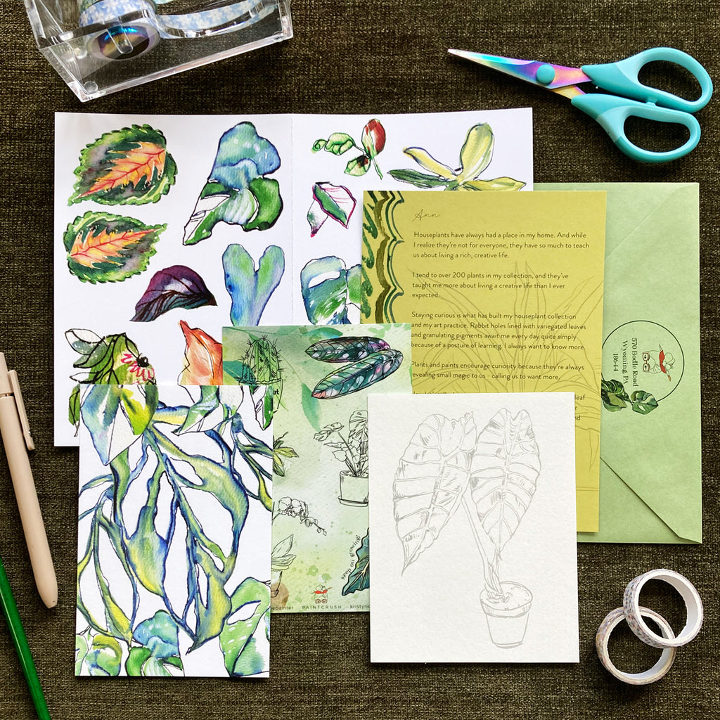 Postcards in Watercolorland - July Mailing