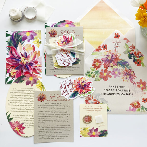 Postcards in Watercolorland - June Mailing