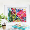 Fine Art Giclee Print - Leafy Fuchsia