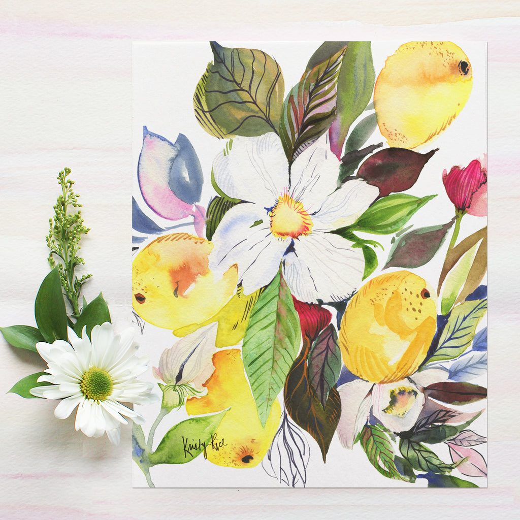 Fine Art Giclee Print - Lemons