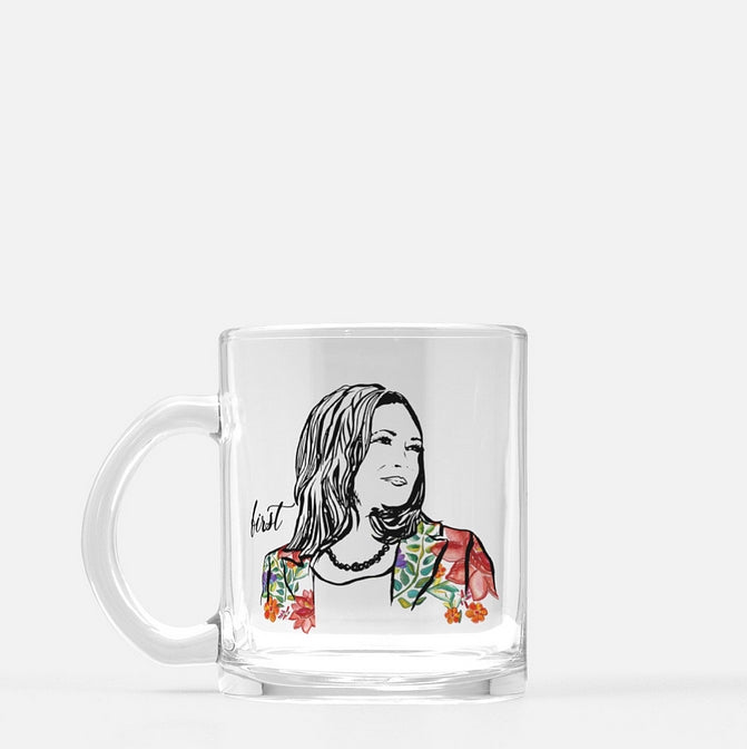 Pillars Collection - Kamala Harris Glass Mug