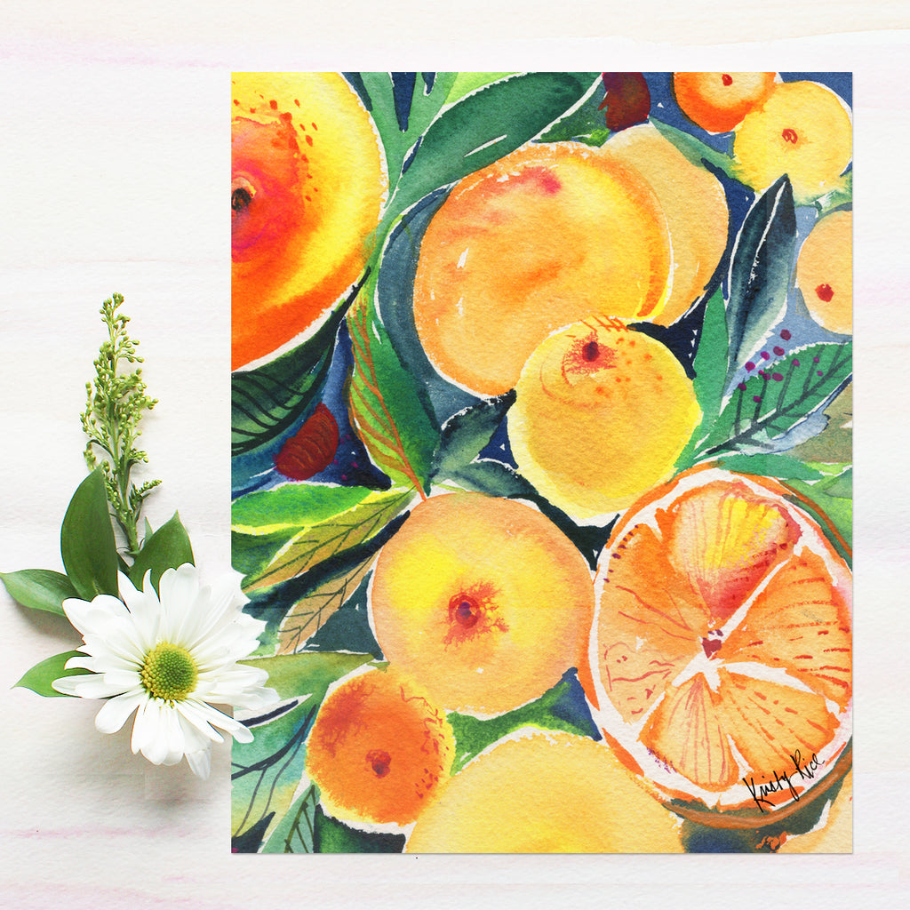 Fine Art Giclee Print - Oranges