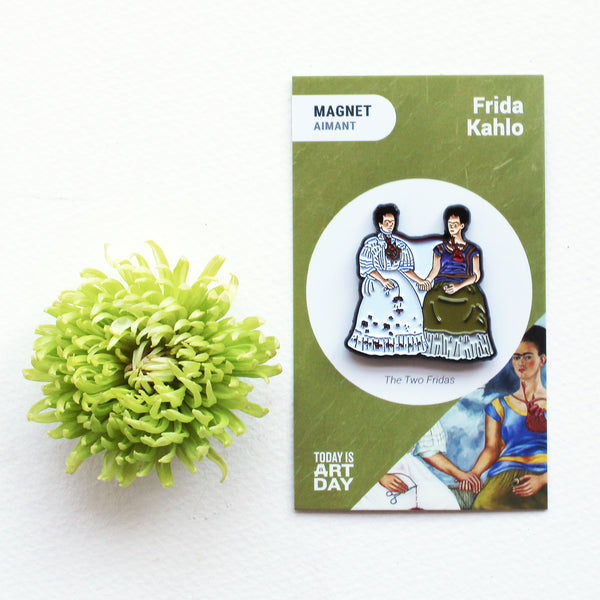 Two Fridas Magnet by Today is Art Day