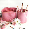 Ceramic Brush Holder - Pink