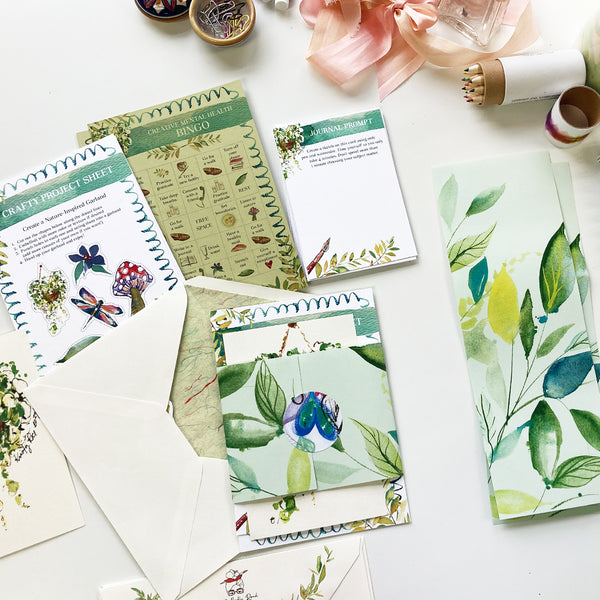 Postcards in Watercolorland Snail Mail Subscription (Monthly or Yearly)