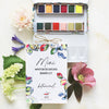 Mini Watercoloring Book & Making Art for Joy's Sake Palette Bundle