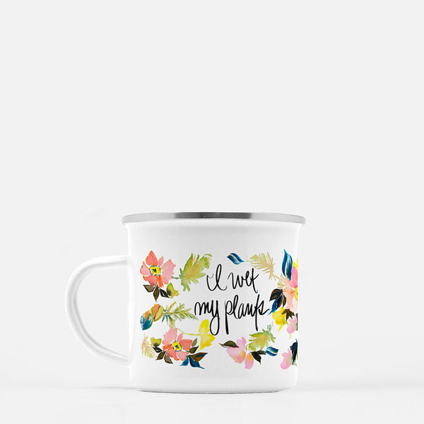 Watercolor Poppies Coffee Mug - I Wet My Plants
