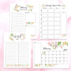 Digital Download Watercolor Floral Monthly Planning Bundle