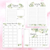 Digital Download Watercolor Floral Monthly Planning Bundle