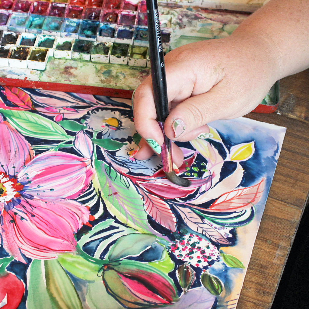 "So Here We Are" Original Painting - Don't Question – KristyRice.com