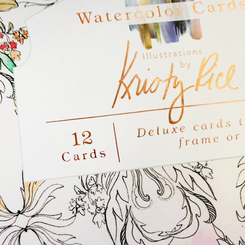 Watercolor Notecard Set - Favorites From Kristy's Books – KristyRice.com