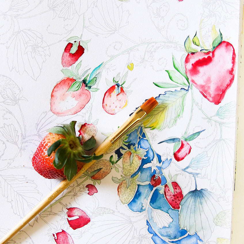 Painterly Days: The Woodland Watercoloring Book for Adults – KristyRice.com